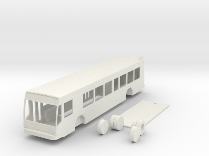 HO scale Gillig low floor BRT bus 3d printed