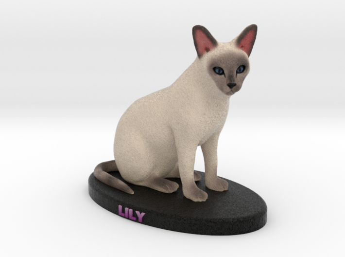Custom Cat Figurine - Lily 3d printed