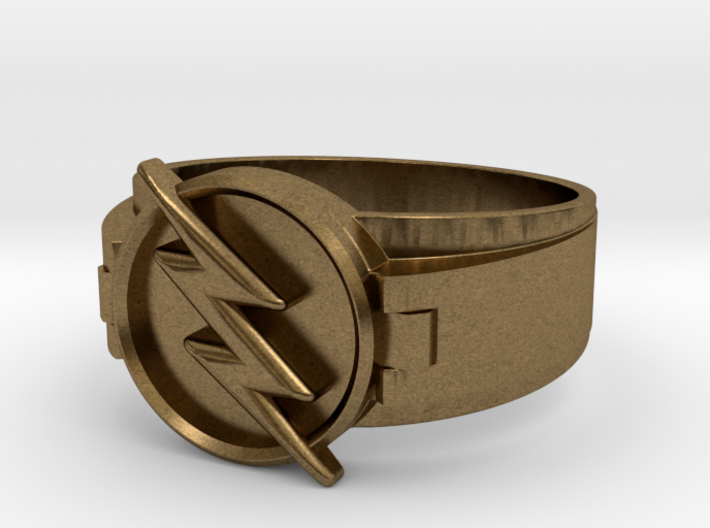 Reverse Flash Ring Size 9 19mm 3d printed