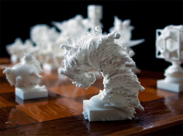 Surreal Chess Set - My Masterpieces - The Knight 3d printed 