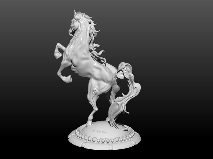 Horse 3d printed 