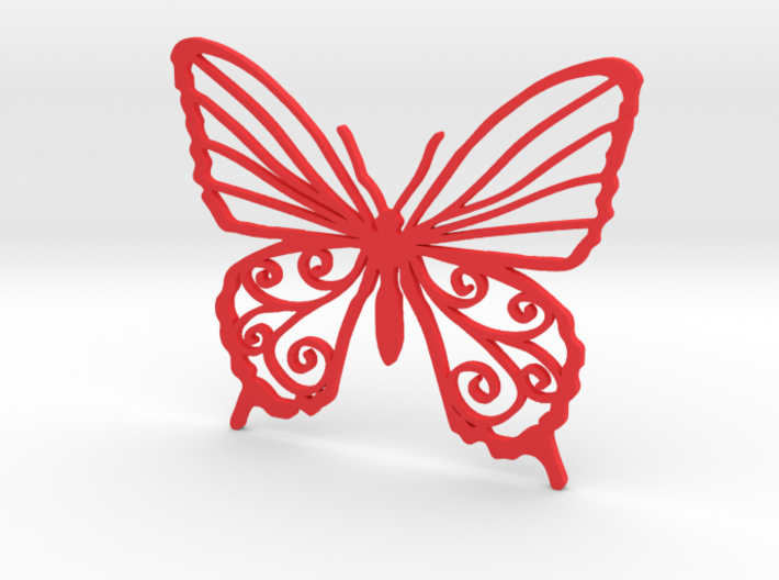 Butterfly wall stencil 7cm 3d printed