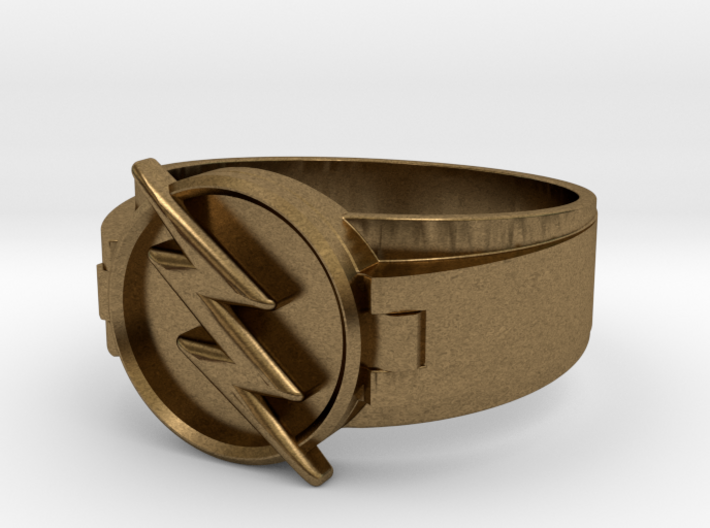 Reverse Flash Ring size 12 3/4 ,22.1mm 3d printed