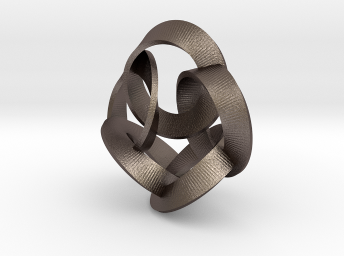 5 Twisted Loops Earring 3d printed