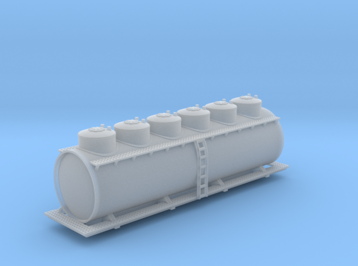 Six Dome Tank Car - Zscale 3d printed