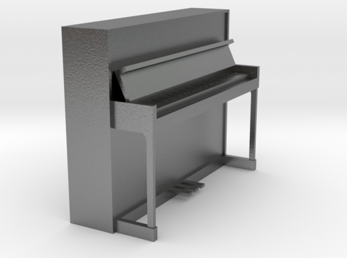 Miniature 1:24 Upright Piano 3d printed