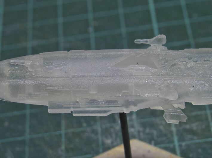 Rylos Class Corvette 3d printed Frosted Ultra Detail (thanks night_tea0