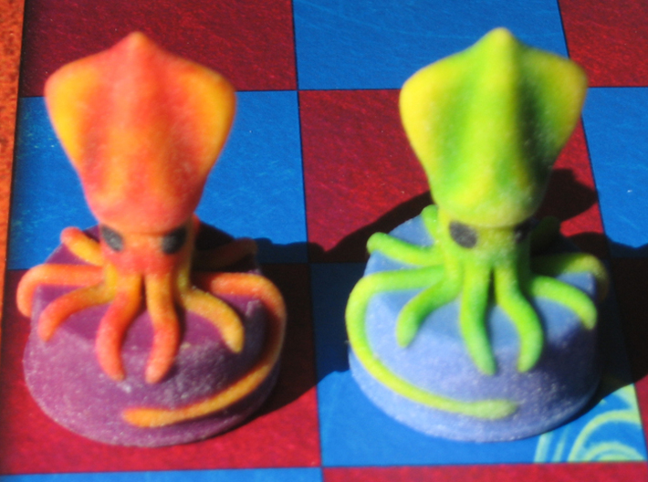Sea Chess Pieces - Small 3d printed Bishop/squid