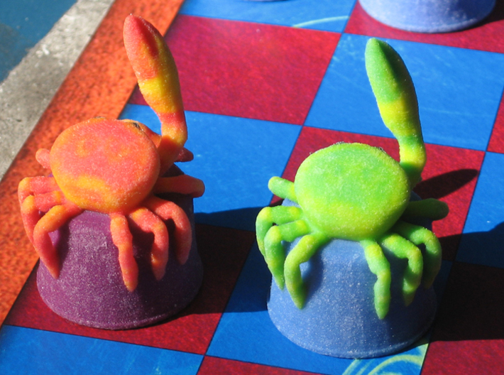 Sea Chess Pieces - Small 3d printed King/crab