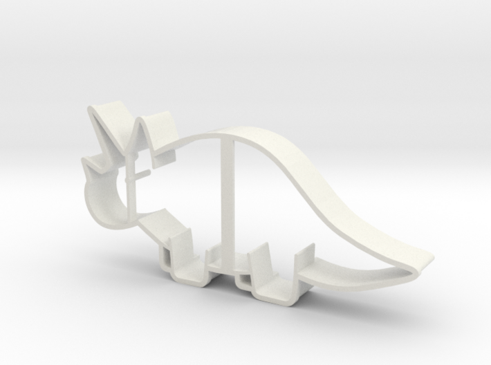 Triceratops Cookie Cutter 3d printed
