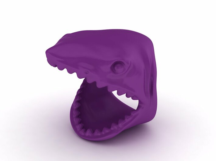 shark ring size 10 3d printed shark ring size 10