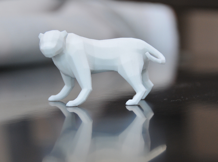 Low Poly Panther [4,5cm Tall] 3d printed