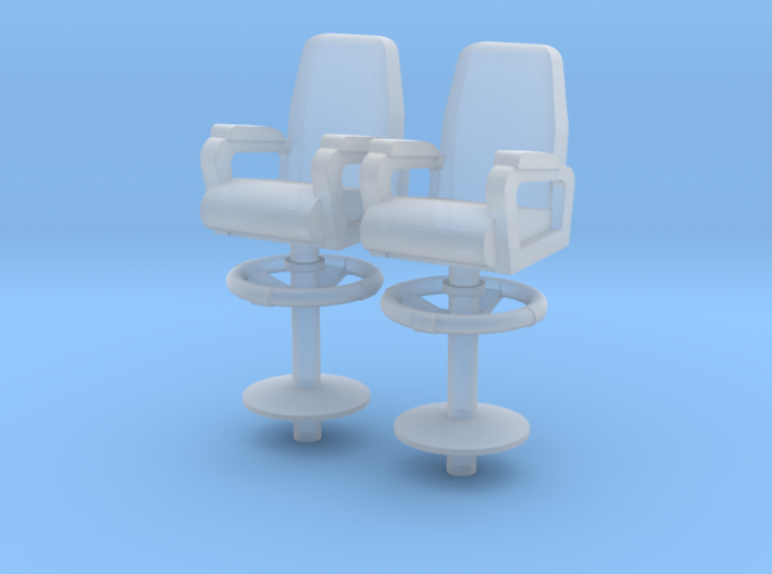 1:72 Scale Captain Chair 3d printed