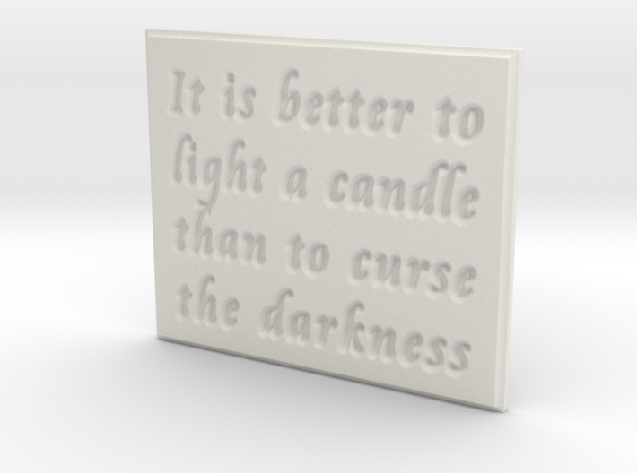 It is better to light a candle 3d printed