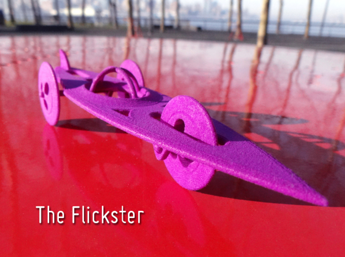 The Flickster 3d printed