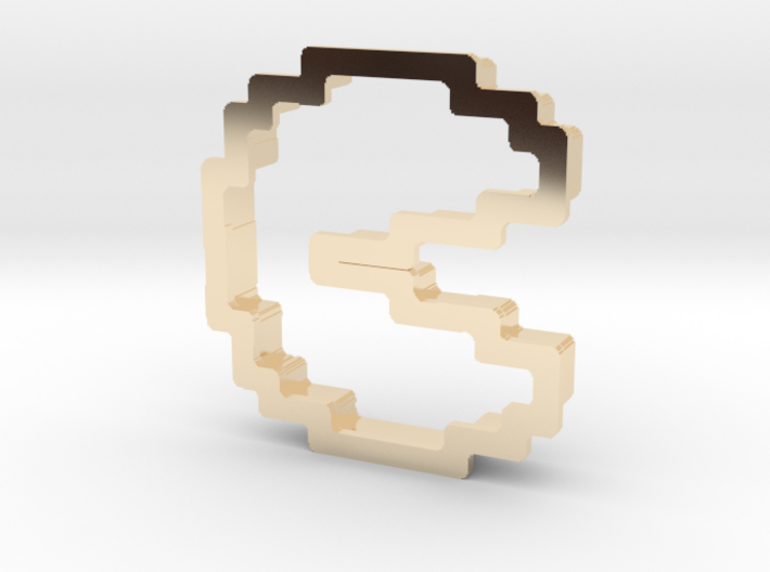 pixely pizza guy cookie cutter 3d printed