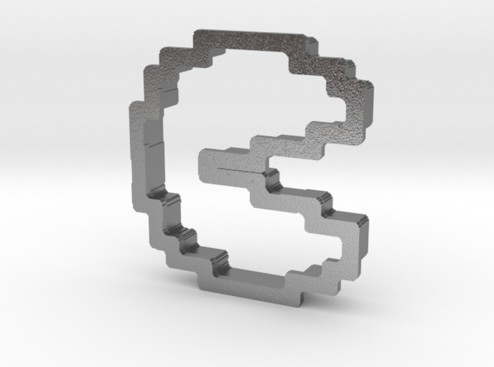 pixely pizza guy cookie cutter 3d printed
