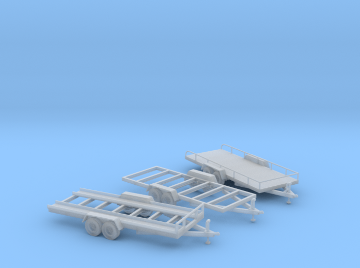 S Scale Trailer Assortment 3d printed