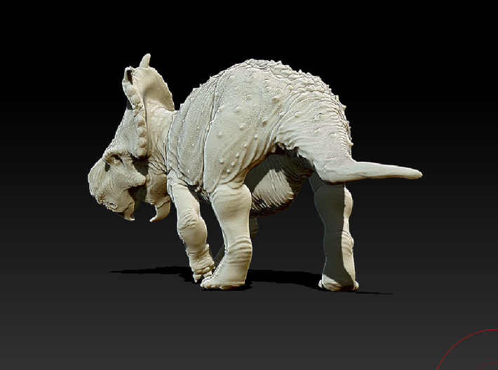 Old Bull - Pachyrhinosaurus canadensis 1/40 3d printed Digital render.