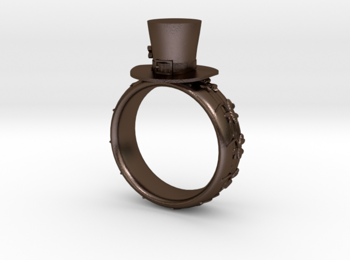 St Patrick's hat ring(size is = USA 4.5-5) 3d printed