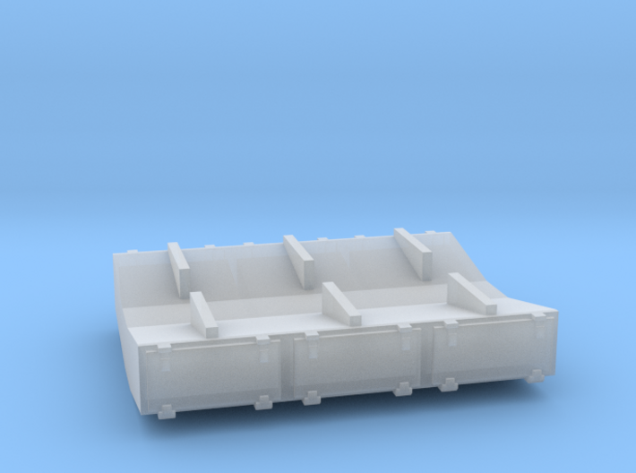PRR 2¼ ton Ice Bunker/Sump (1/160) 3d printed