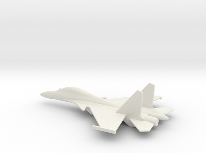 Su-30 Flanker C Russian Jet 1/285 scale 3d printed