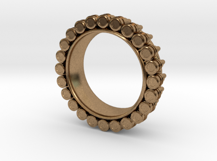 Bullet ring(size = USA 4-4.5) 3d printed
