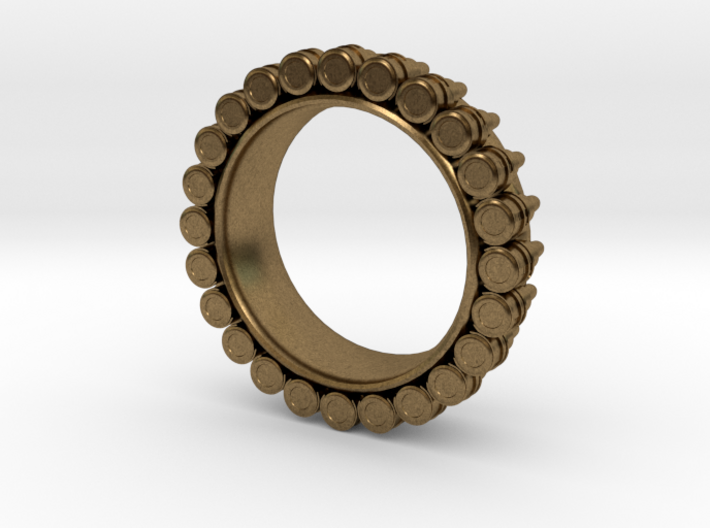 Bullet ring(size = USA 5.5) 3d printed