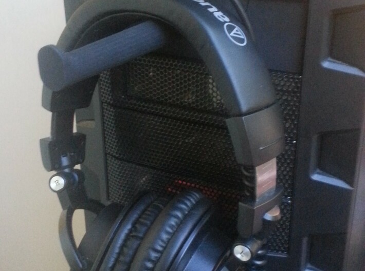 PC 5.25&quot; Bay Drive Headphone Hook 3d printed Installed and working
