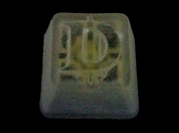 Cherry MX Diablo 3 Keycap 3d printed Cherry MX Diable Keycap in Frosted Detail (Thanks to ArisingDarkness for sending me this photograph)