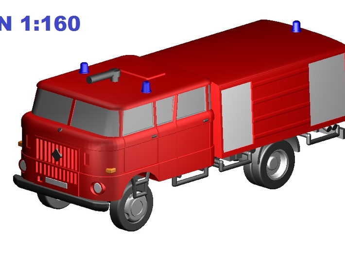W50 Feuerwehr (N, 1:160) 3d printed