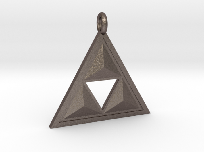 Triforce Keyring 3d printed