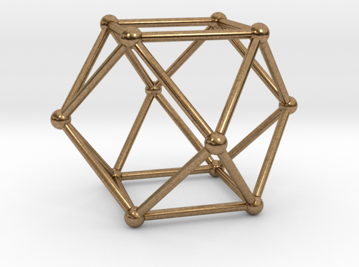 Cuboctahedron 3d printed