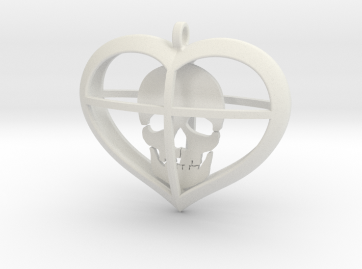 Skull Heart (1) 3d printed