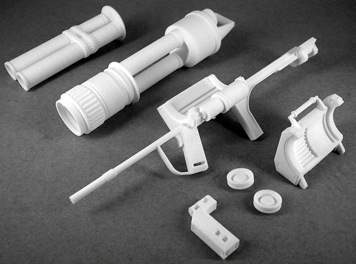 1/6 scale Rocket Launcher 3d printed Add a caption...