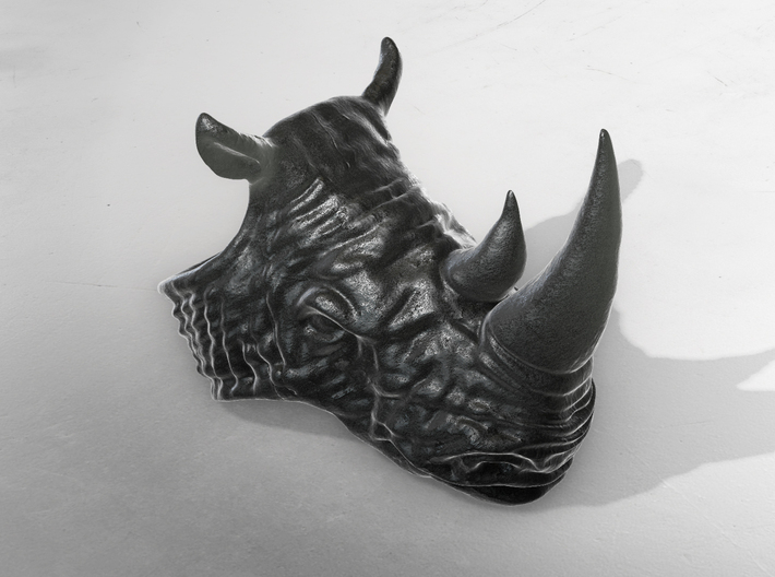 Rhino by Metal 3d printed