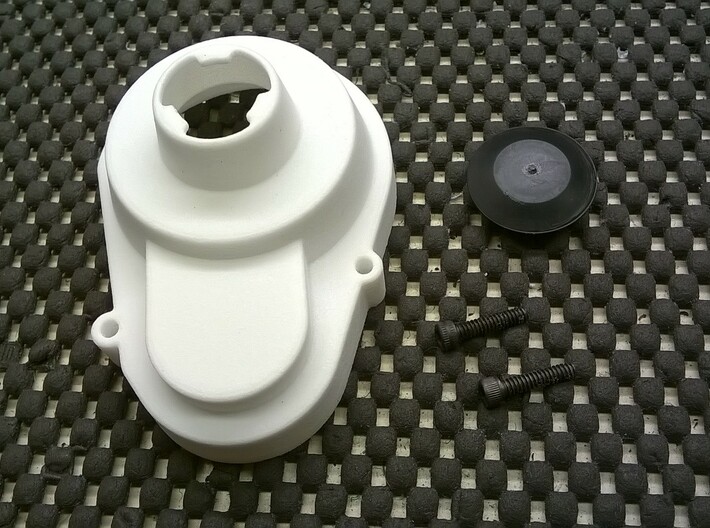 NIX66081 Gear cover for RC10 mid motor conversions 3d printed