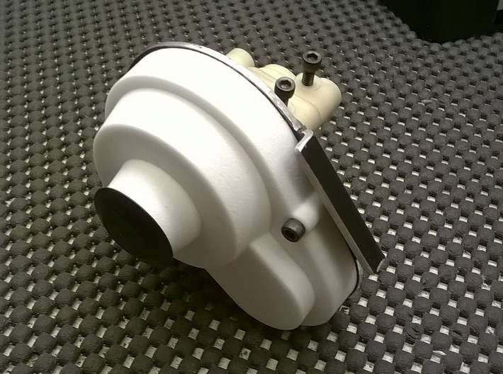 NIX66081 Gear cover for RC10 mid motor conversions 3d printed 