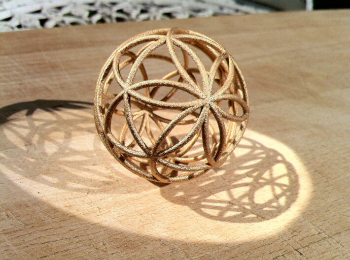 3D 200mm Orb of Life (3D Seed of Life) 3d printed 
