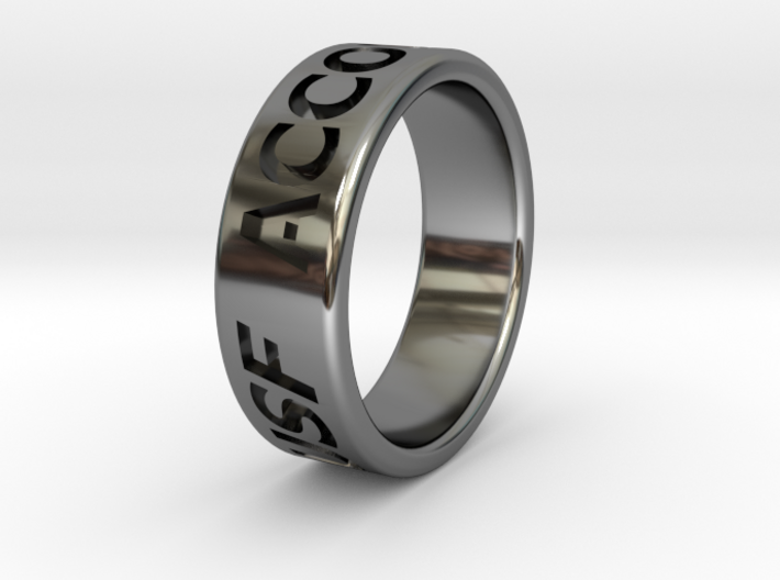 USF Ring 2014 Silver 3d printed