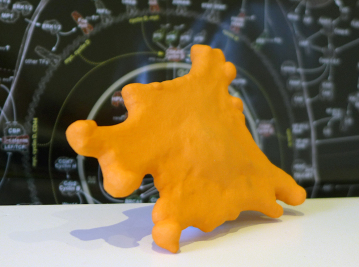 Cancer cell 3d printed Add a caption...