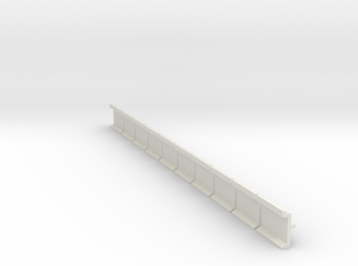 N Scale Platform Wall 10pc 3d printed