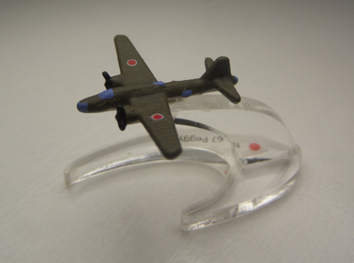 Ki-67 Peggy 1:900 3d printed Comes unpainted without stand.