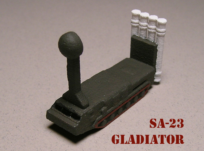 1/285 SA-23 Gladiator S-300VM (x6) 3d printed 1/285 Version. Paintwork by Fred Oliver.