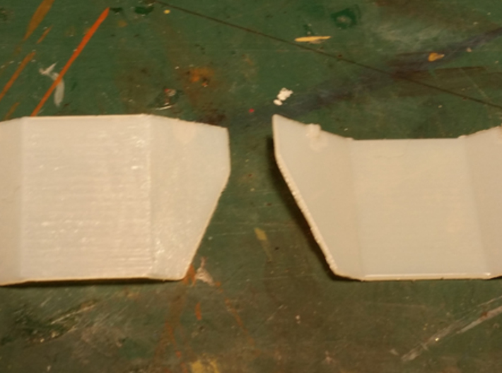 HO Scale Tank Car Shield for 2 Cars 3d printed Sample Parts