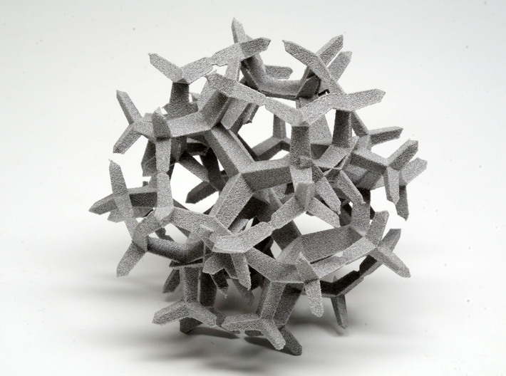 Crystal tessellation - imaginary rock collection 3d printed