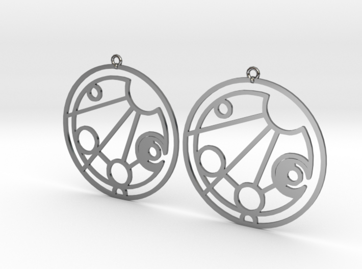 Maddison - Earrings - Series 1 3d printed