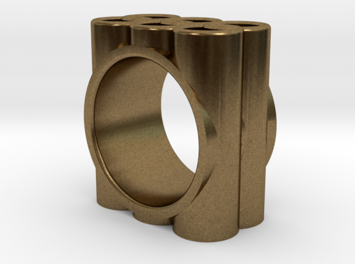 GOTHIC RING - SIZE 7 3d printed