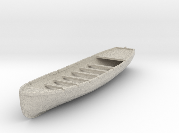 Osage/Neosho 28 ft Longboat. 1/4 Scale 3d printed