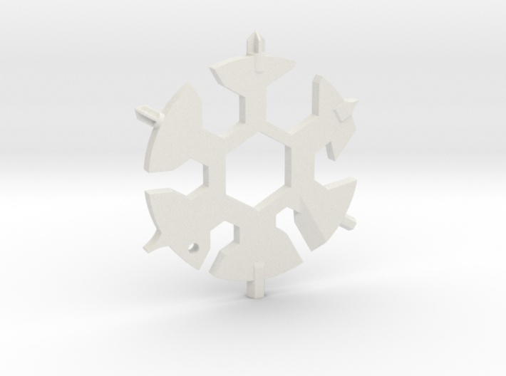 Snowflake Multi Tool 3d printed